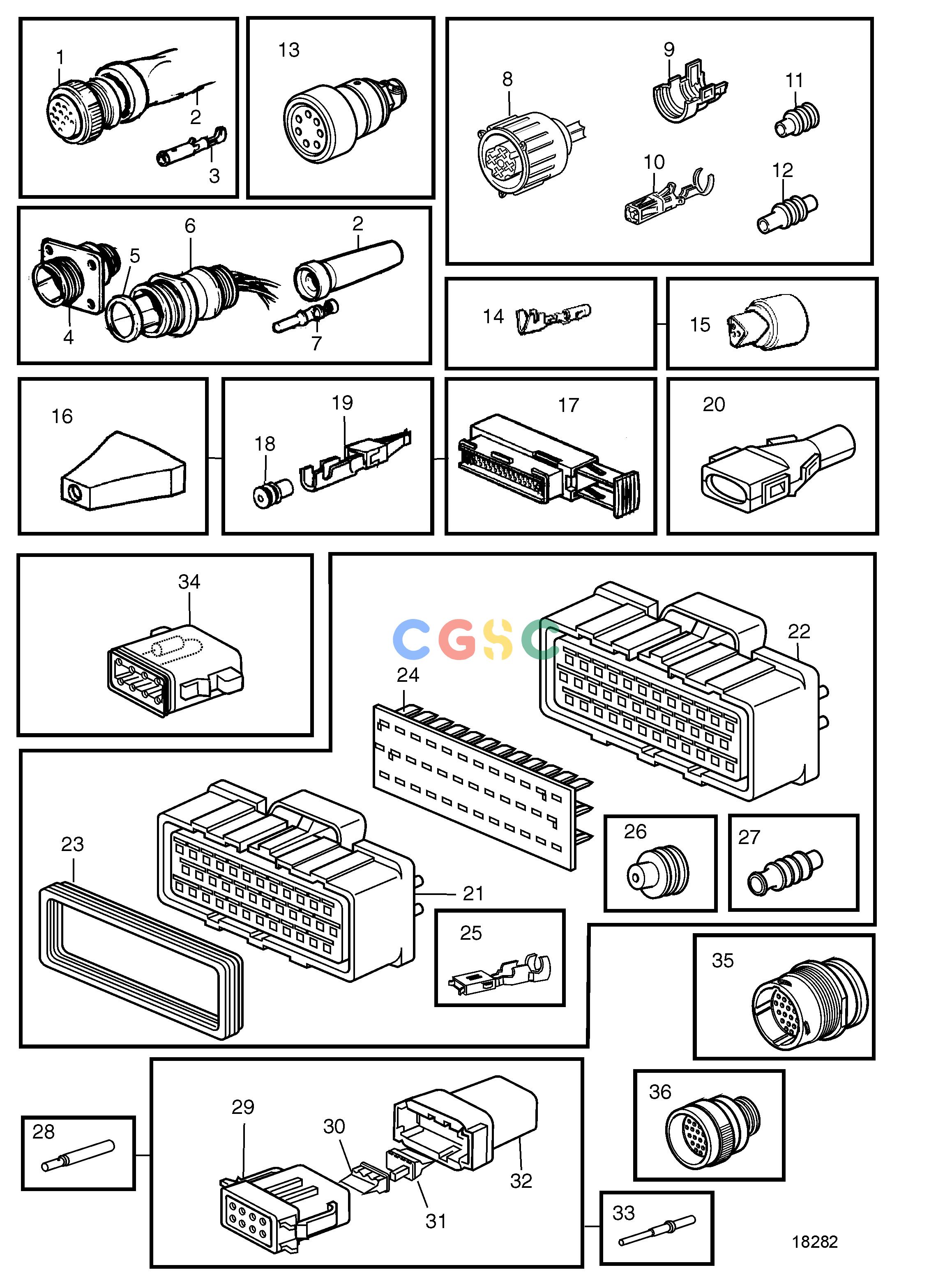 沃尔沃零件查询TAMD71B; TAMD73P-A; TAMD73WJ-AElectrical SystemElectrical MaterialsEPC Volvo Penta Parts catalog