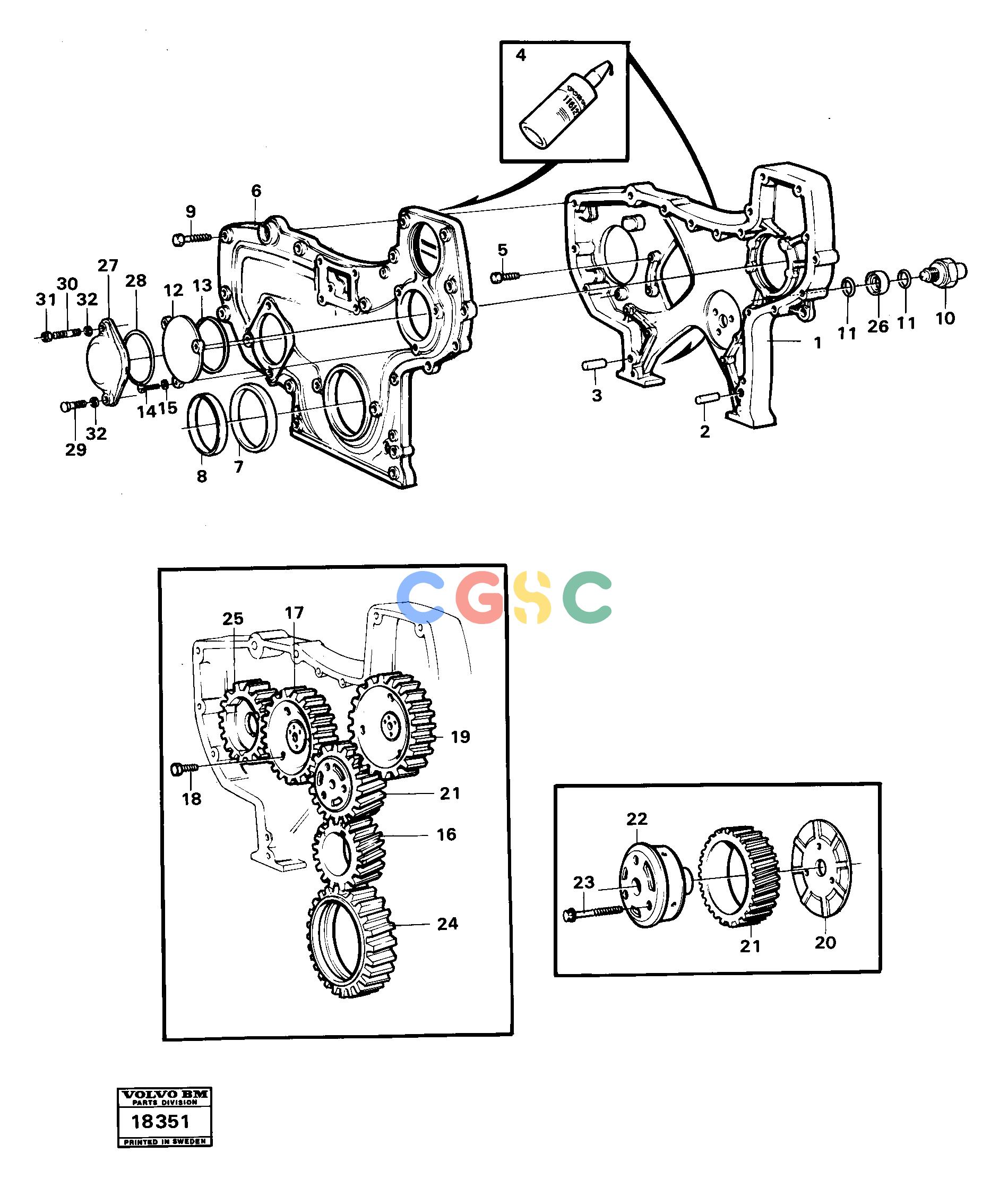 沃尔沃零件查询A25 VOLVO BM Tim.gear casing and gearsVOLVO BM A25 NoneNoneNoneAutodata Volvo online