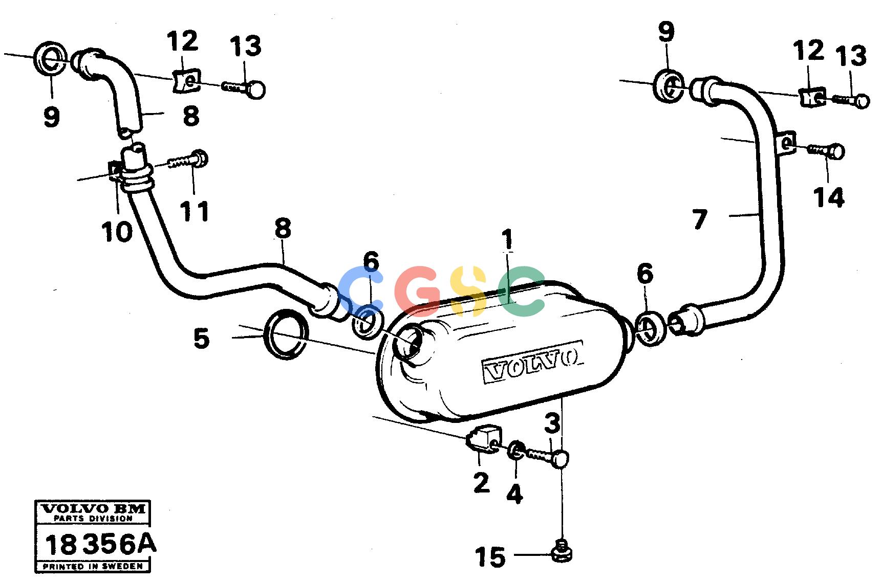 沃尔沃零件查询A25 VOLVO BM Oil coolerVOLVO BM A25 NoneNoneNoneAutodata Volvo online