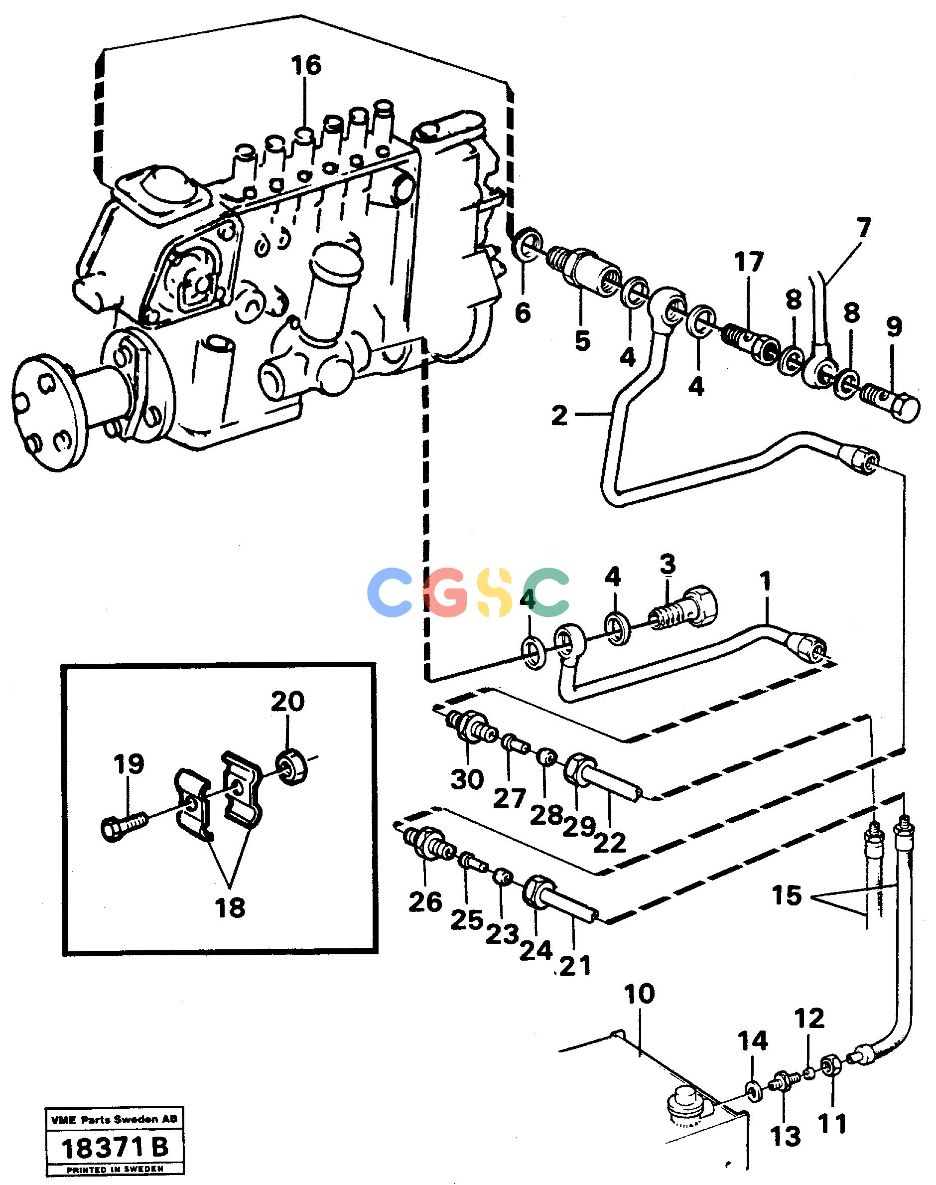 沃尔沃零件查询A25 VOLVO BM Fuel pipe - fuel tankVOLVO BM A25 NoneNoneNoneAutodata Volvo online