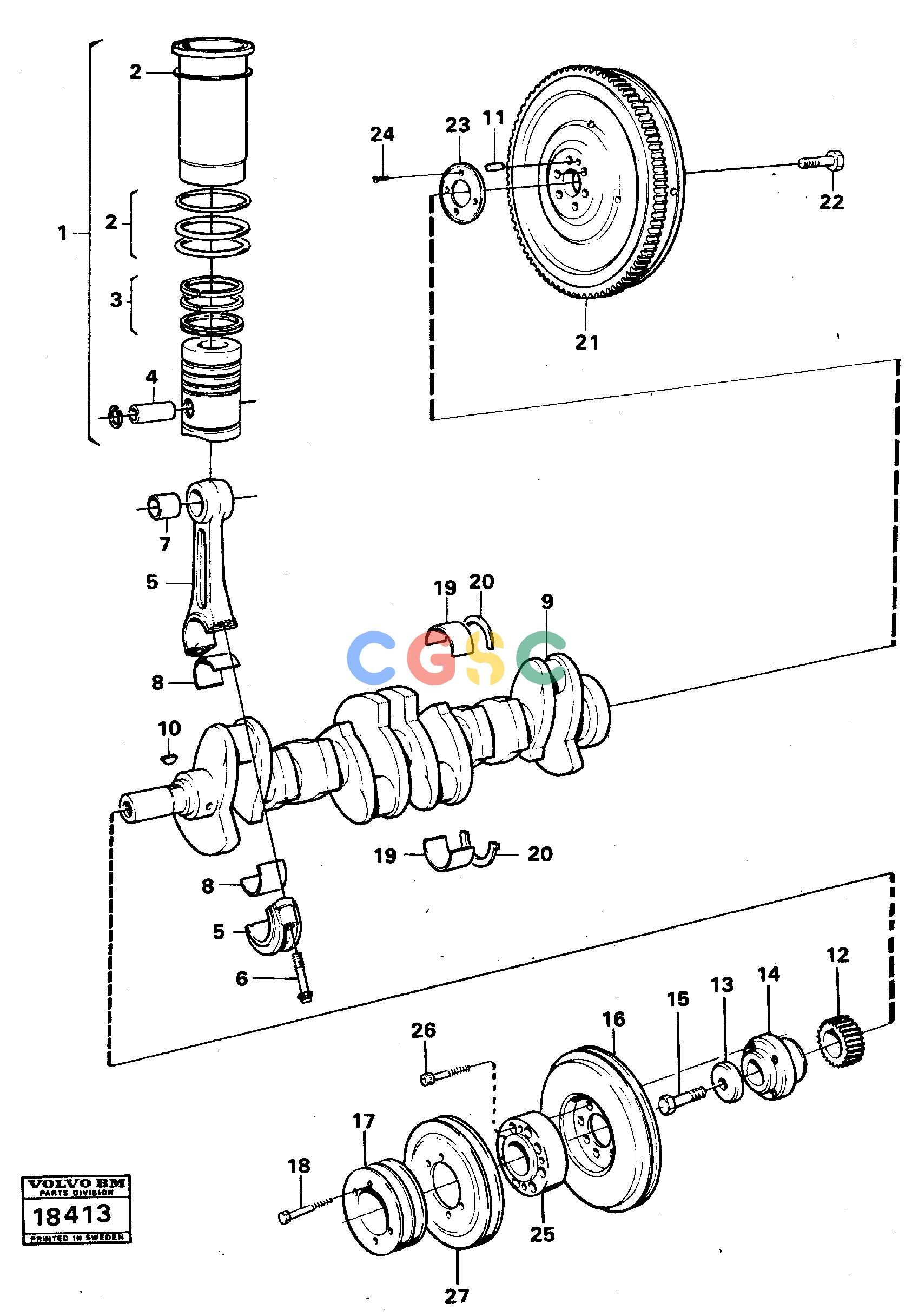 沃尔沃零件查询L90 Crankshaft and related partsL90 NoneNoneNoneAutodata Volvo online