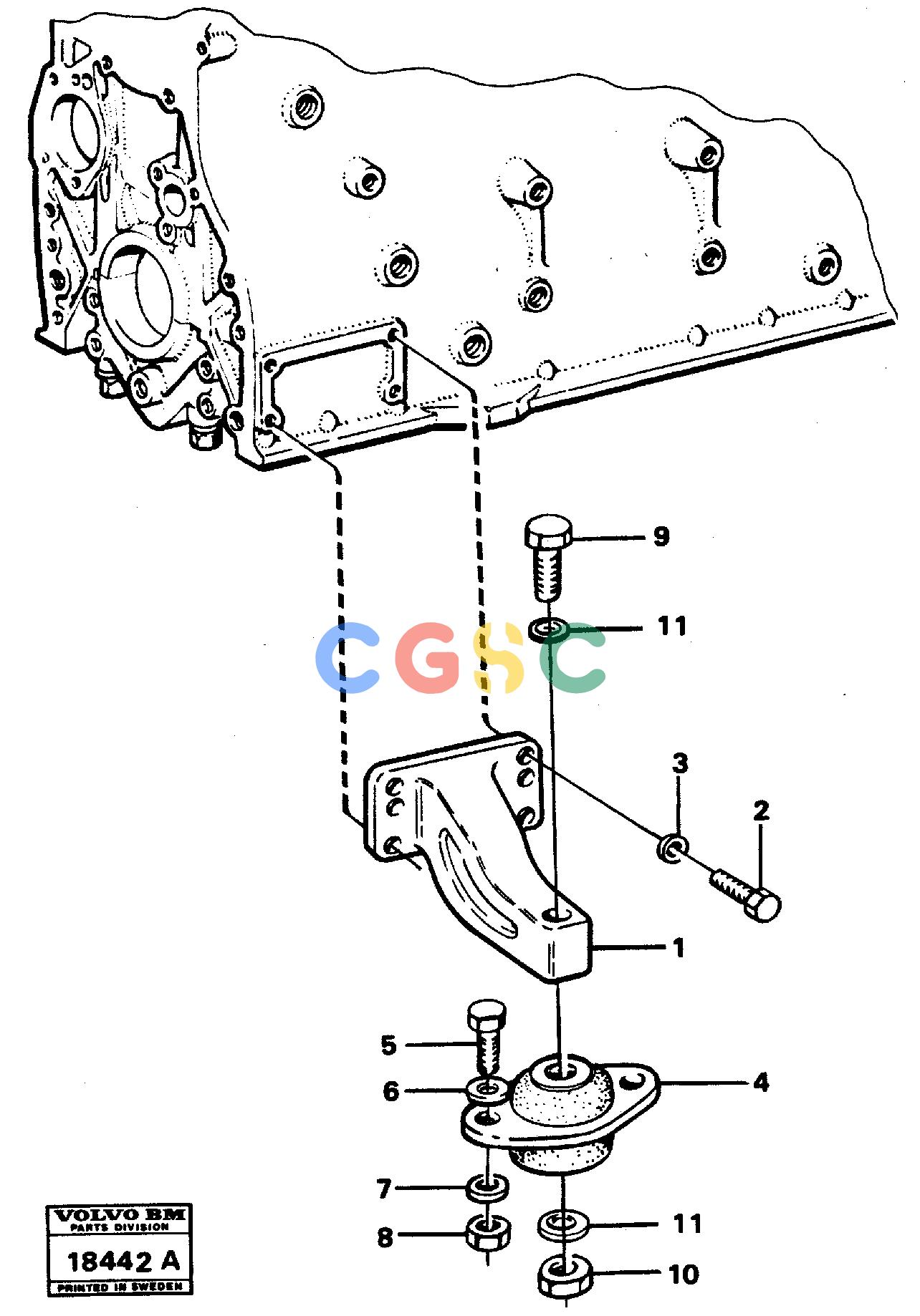沃尔沃零件查询L120 Engine mountingVolvo BM L120 NoneNoneNoneAutodata Volvo online