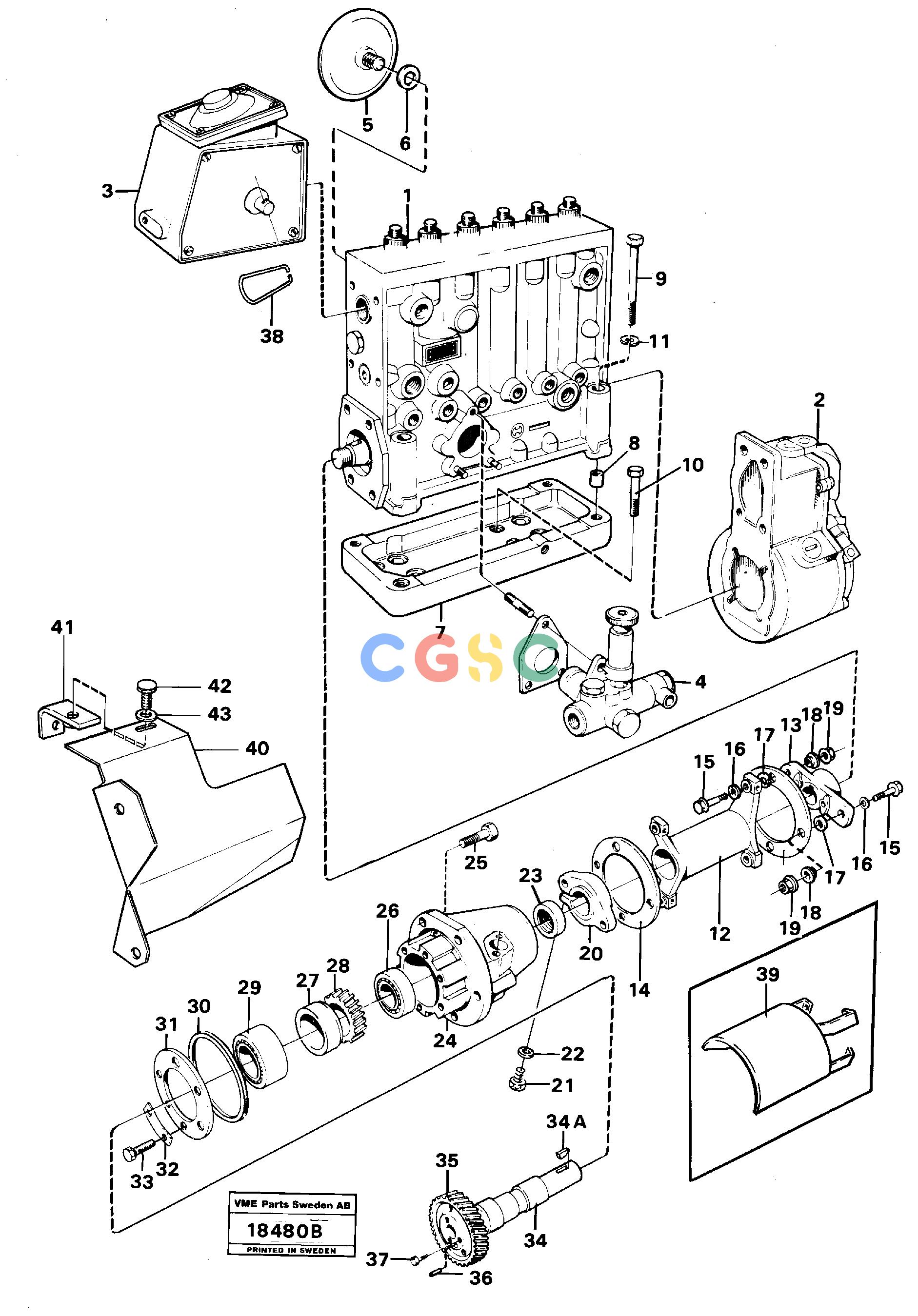沃尔沃零件查询L120 Injection pump with driveVolvo BM L120 NoneNoneNoneAutodata Volvo online