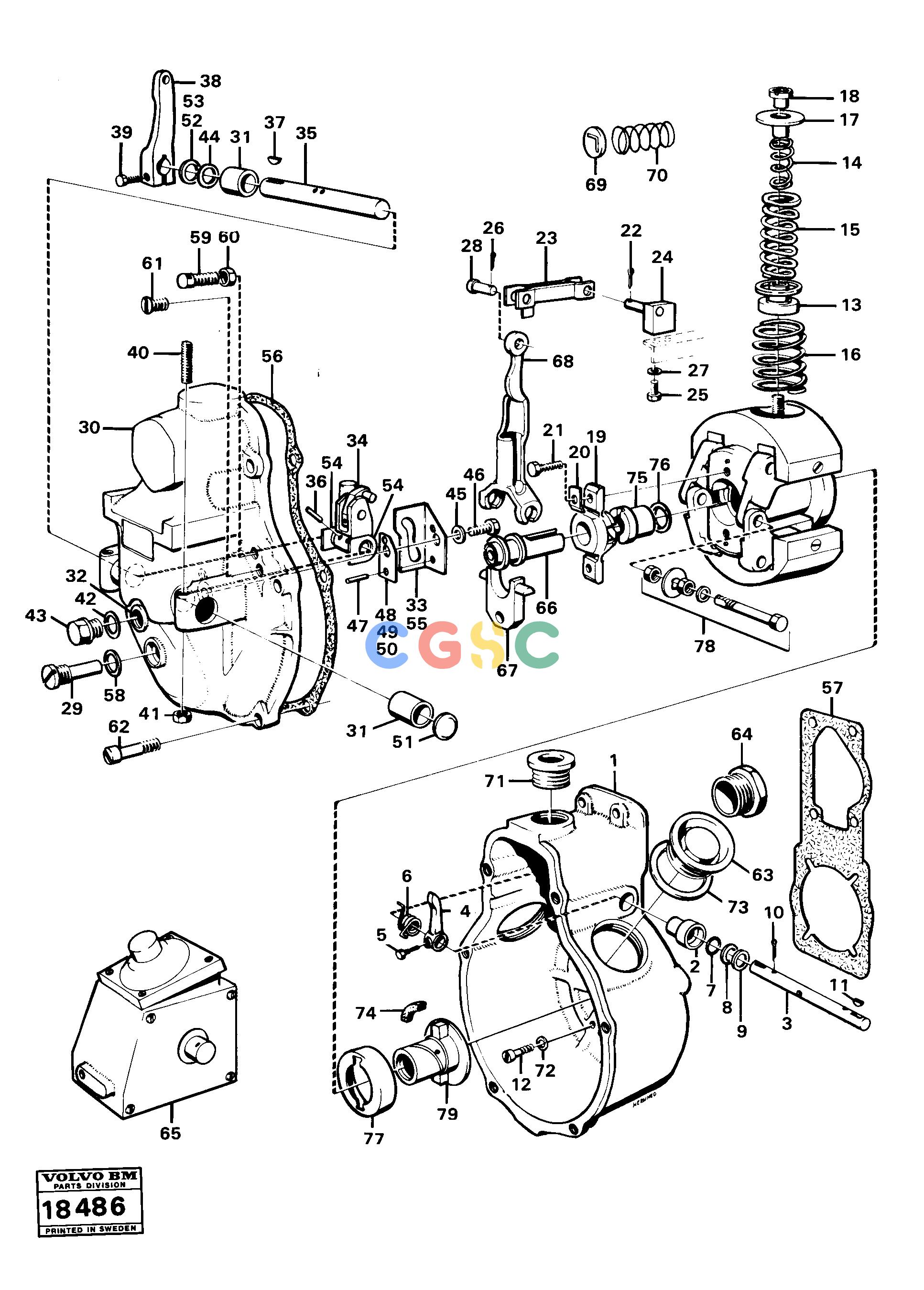 沃尔沃零件查询A25 VOLVO BM Centrifugal regulator 91174VOLVO BM A25 NoneNoneNoneAutodata Volvo online