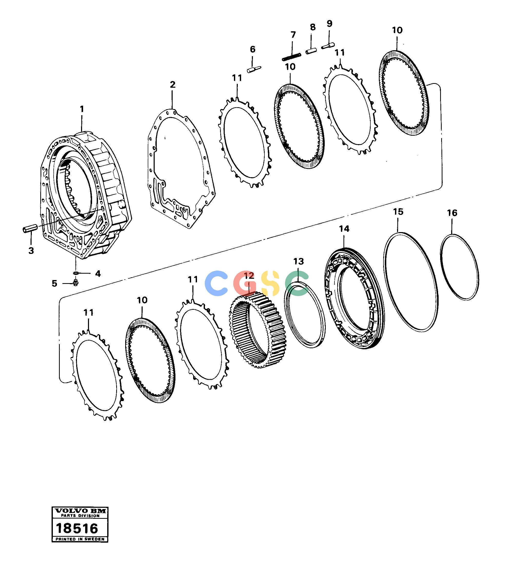 沃尔沃零件查询A25 VOLVO BM Clutch gVOLVO BM A25 NoneNoneNoneAutodata Volvo online