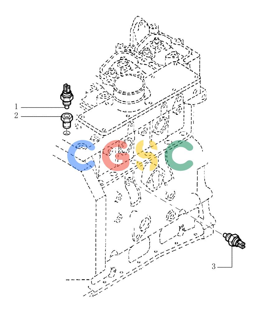 纽荷兰零件查询(FD80) - CRAWLER DOZER (1/98-) (0.505[01]) - SENSORS New Holland Constructuion