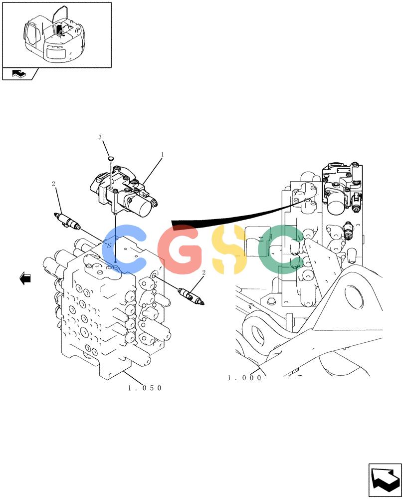 纽荷兰零件查询(E235BSR) - CRAWLER EXCAVATOR (5/07-) (1.054[01]) - VALVE INSTAL - NIBBLER & BREAKER New Holland Constructuion