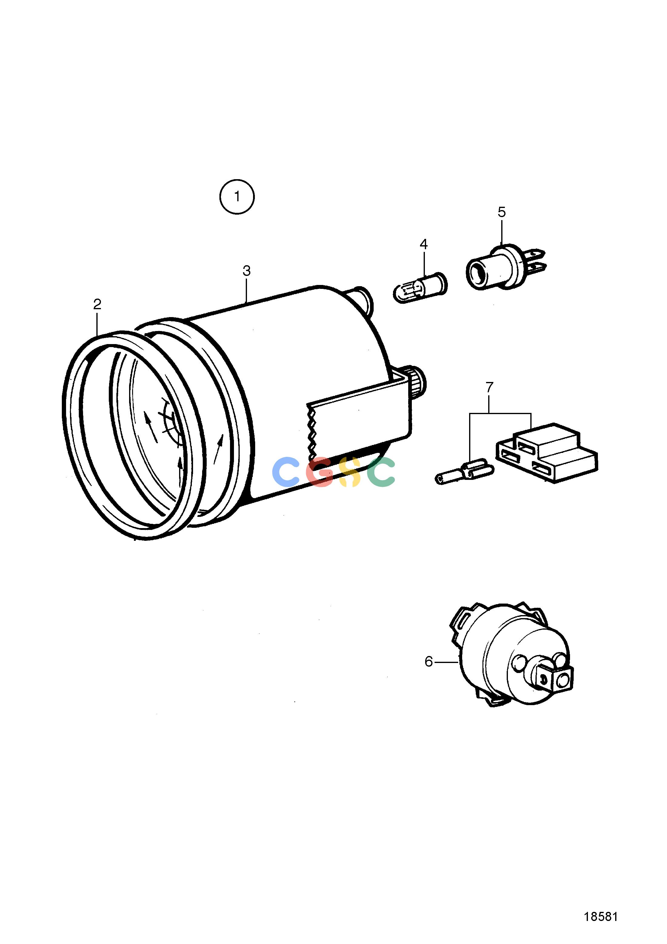 沃尔沃零件查询TAMD72P-A; TAMD72WJ-AElectrical SystemRudder Indicator Kit for Reverse GearEPC Volvo Penta Parts catalog