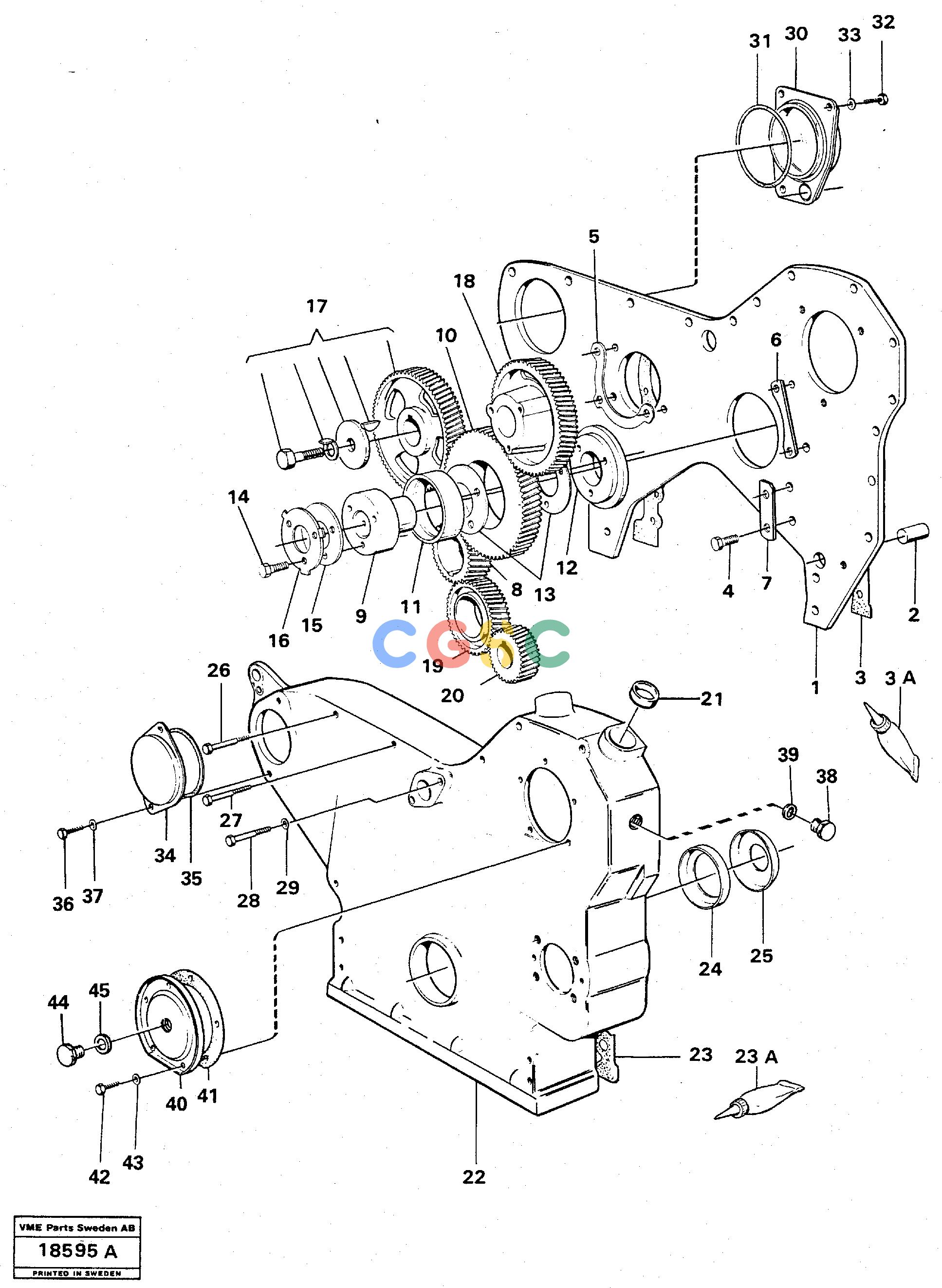 沃尔沃零件查询L70 Timing gear casing and timing gearsL70 S/N -7400/ -60500 USA NoneNoneNoneAutodata Volvo online