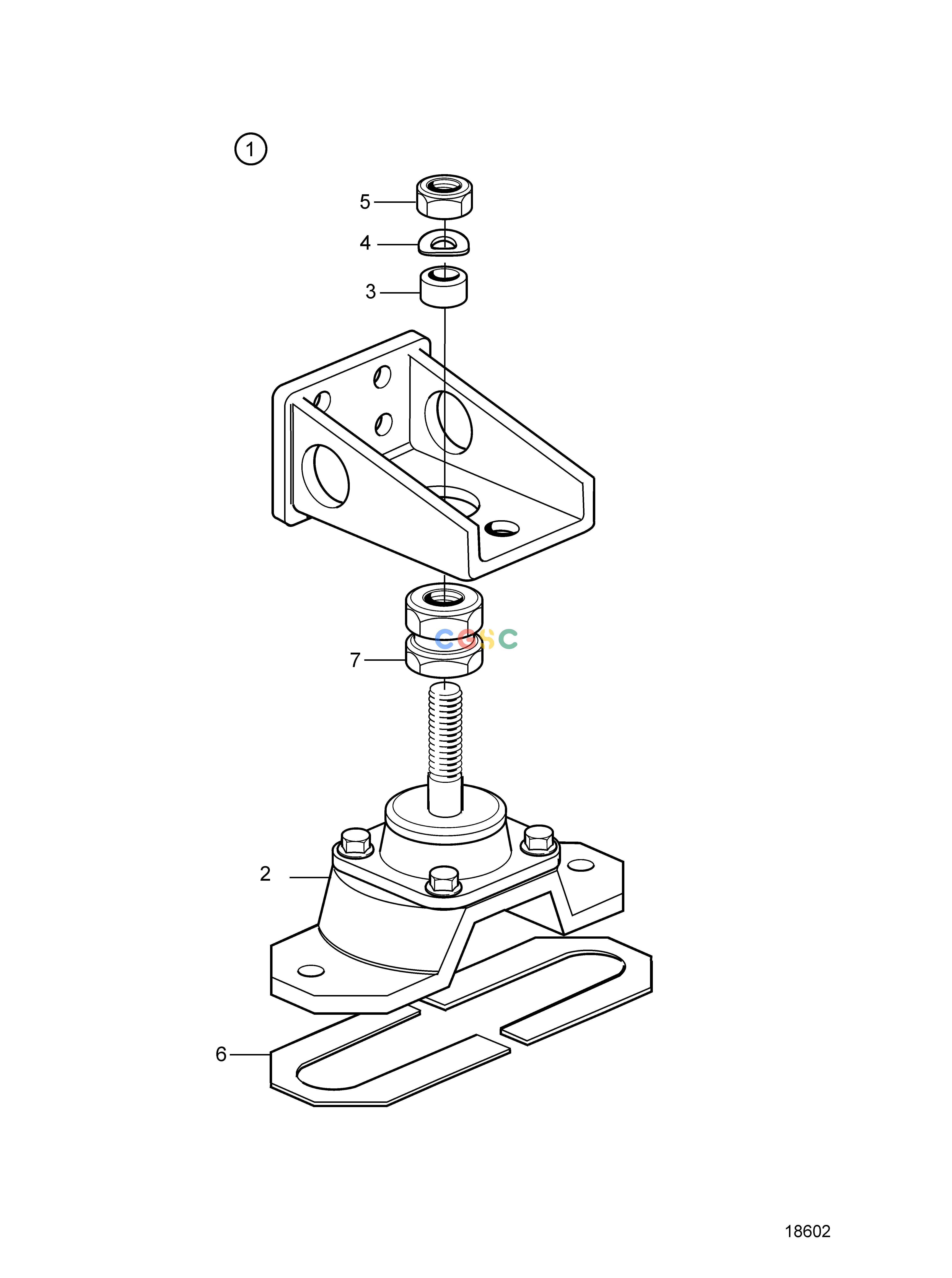 沃尔沃零件查询TAMD72P-A; TAMD72WJ-AEngineFlexible Engine SuspensionEPC Volvo Penta Parts catalog