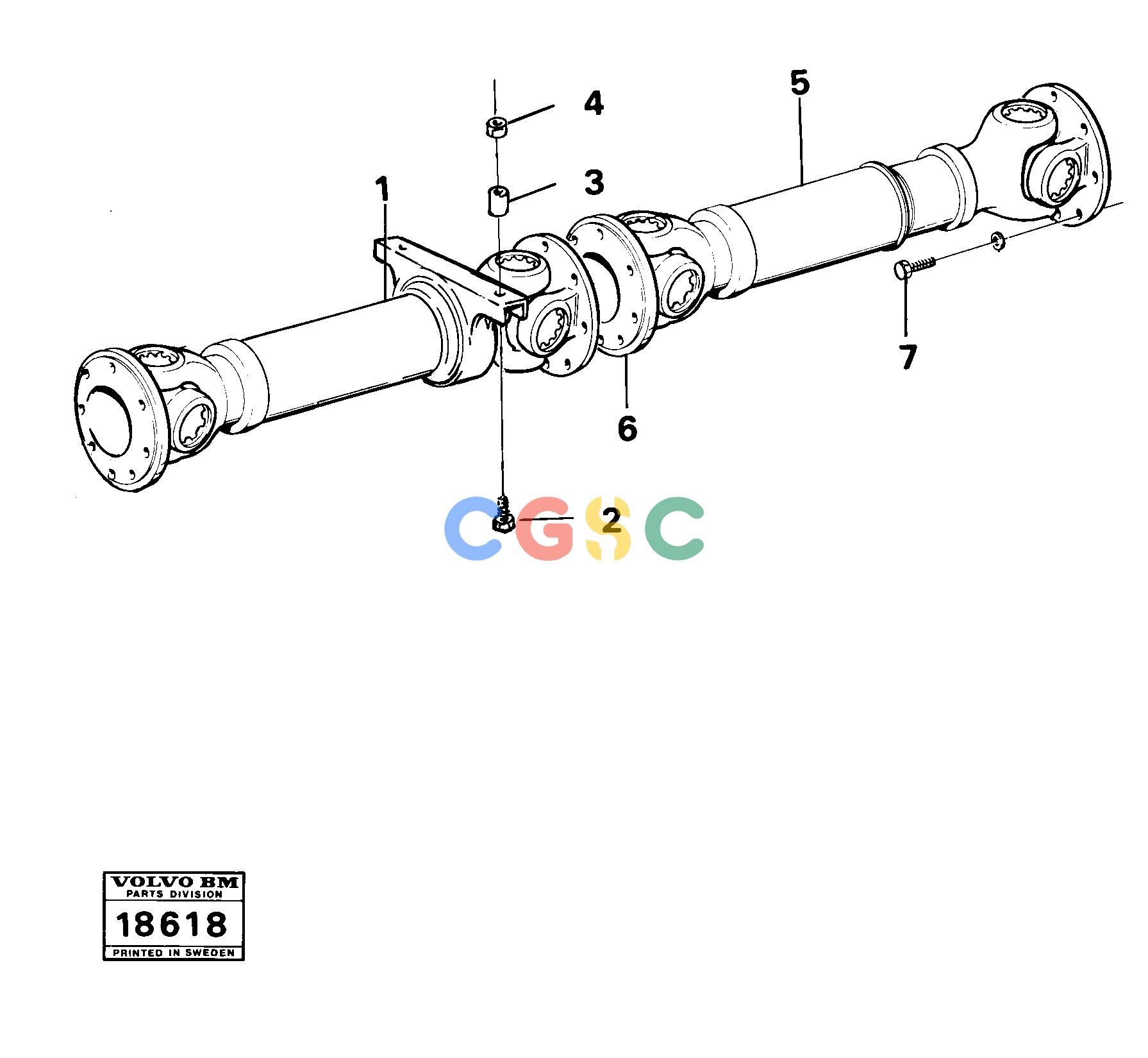 沃尔沃零件查询A25 VOLVO BM Propeller shaft 4 x 4VOLVO BM A25 NoneNoneNoneAutodata Volvo online