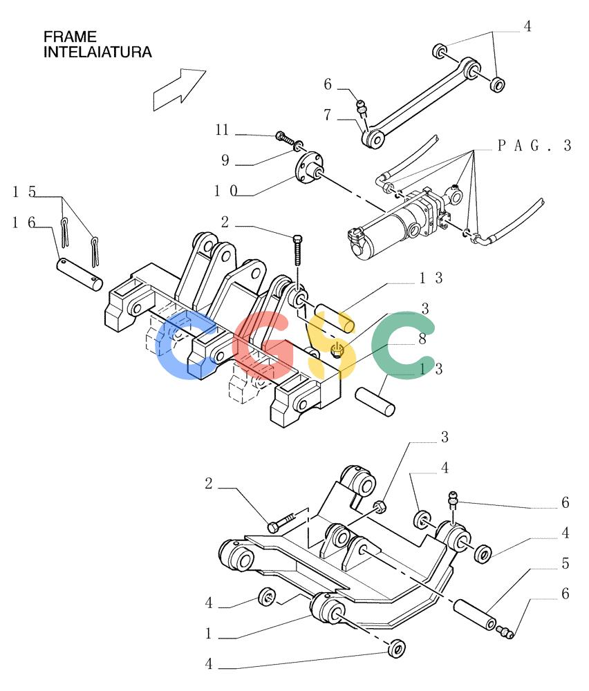 纽荷兰零件查询(DC150.B) - CRAWLER DOZER TIER 2 (3/03-) (9.522[02]) - RIPPER (RP) - 'RECO' - 10F - OPTIONAL CODE 784177021 - VERSION (03) New Holland Constructuion