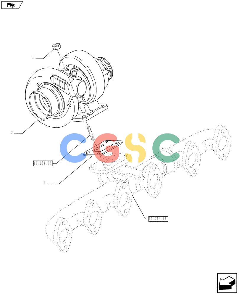 神钢零件查询(F4HFE613U A006) - ENGINE 5801366316 - 84169140 (9/10-) (10.250.01) - TURBOCHARGER (504369292) Kobelco