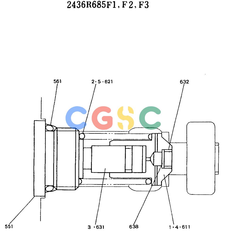 神钢零件查询(MD200BLC) - EXCAVATOR ASN YQU0001 (1/80-12/06) (11-003) - VALVE ASSY, RELIEF - 2436R685F1, F2, F3 Kobelco