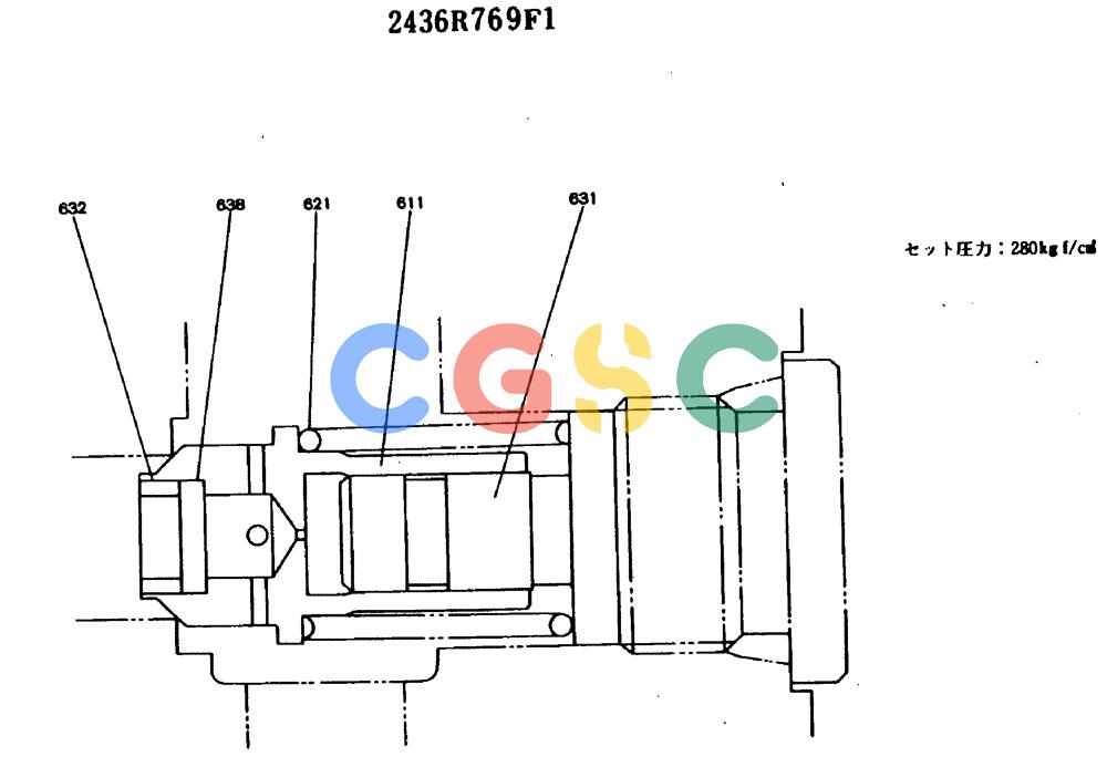 神钢零件查询(MD140BLC) - EXCAVATOR BTW YPU0001 - YPU0300 (1/80-12/06) (11-004) - VALVE ASSY, RELIEF Kobelco