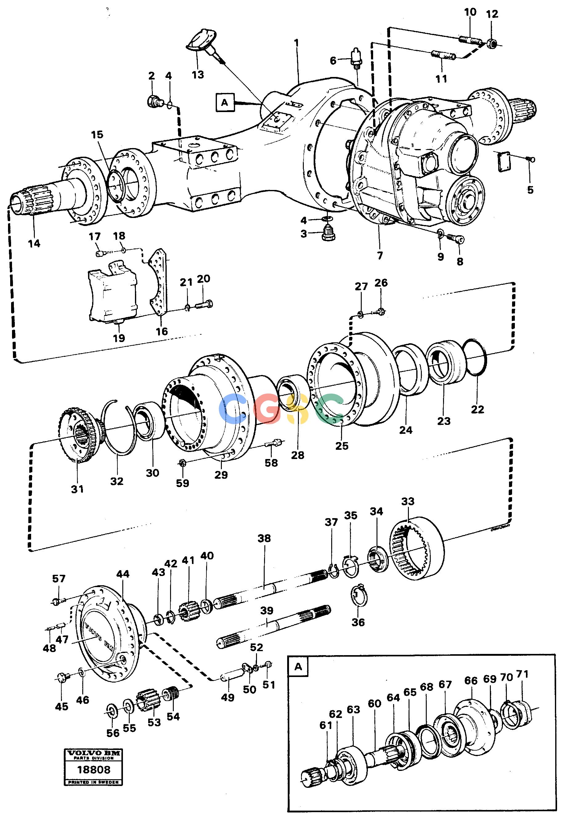 沃尔沃零件查询A25 VOLVO BM Planet shaft read ah 54 c Prod Nr 23537VOLVO BM A25 NoneNoneNoneAutodata Volvo online