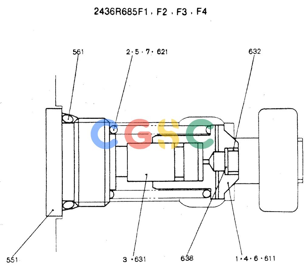 神钢零件查询(MD240C) - EXCAVATOR ASN LLU00601 (1/80-12/06) (12-003) - VALVE ASSY, RELIEF (PN 2436R685F1) Kobelco