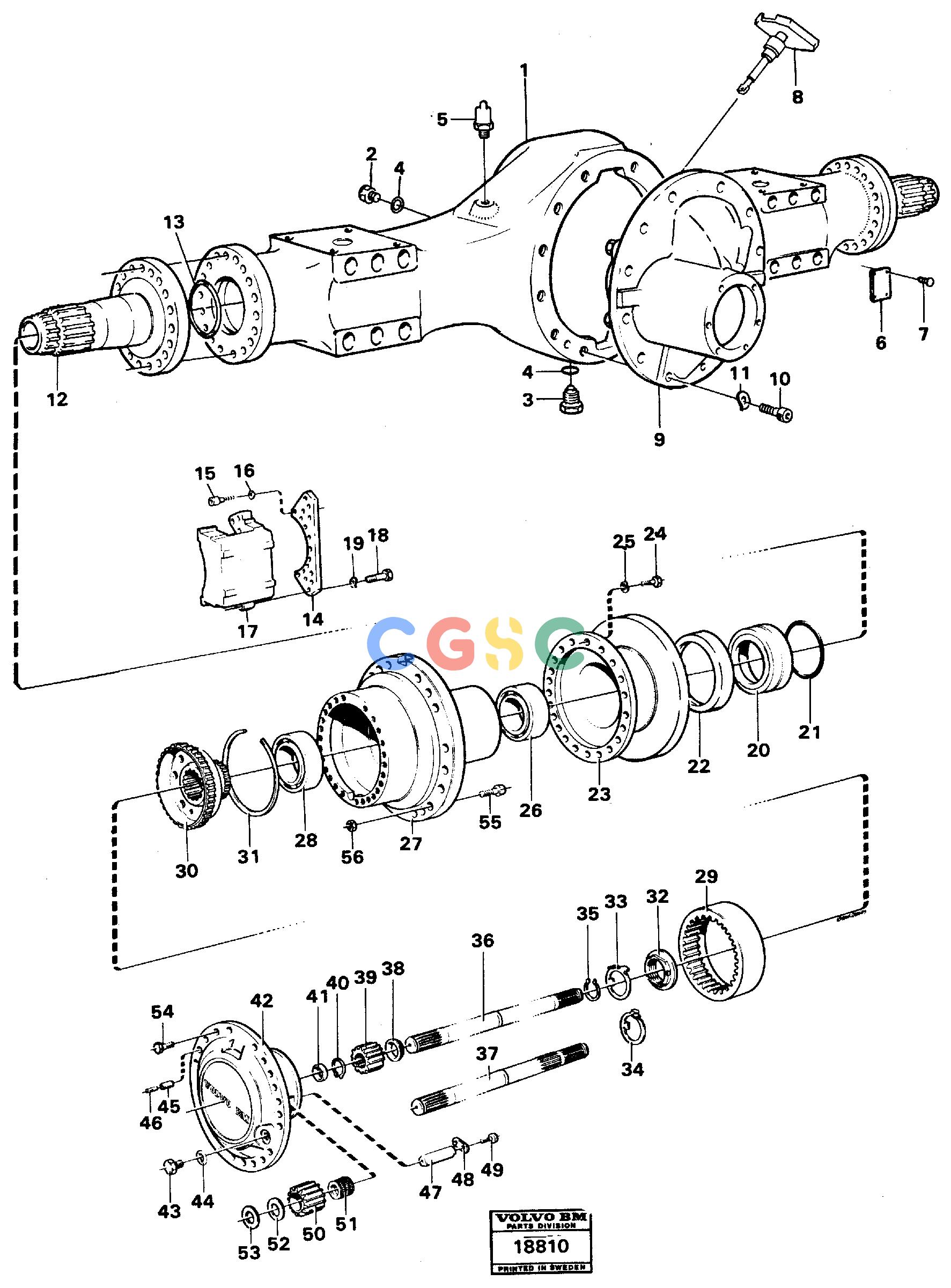 沃尔沃零件查询A25 VOLVO BM Planet shaft front ah 54 e Prod Nr 23549VOLVO BM A25 NoneNoneNoneAutodata Volvo online