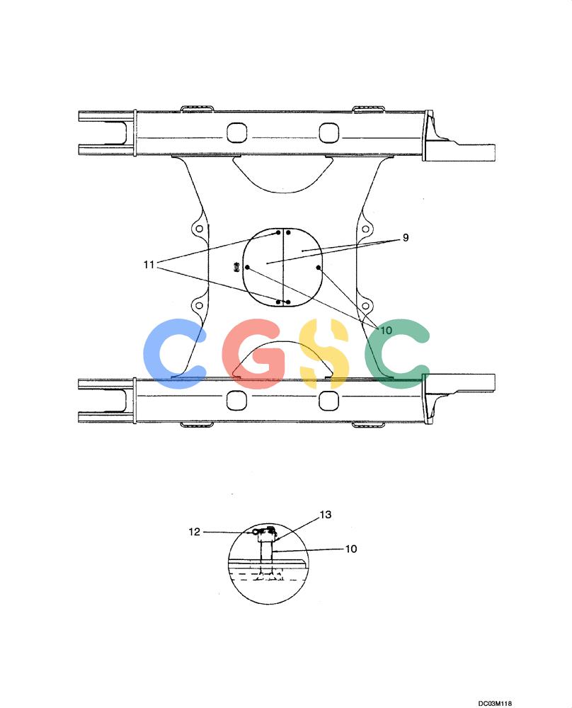 纽荷兰零件查询(EH215) - CRAWLER EXCAVATOR (9/03-) (05 -04[00]) - COVER ASSY , UNDER New Holland Constructuion
