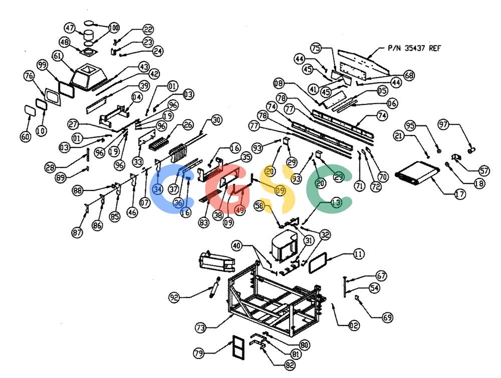 凯斯零件查询(FLEX-AIR) - APPLICATOR (1995-1997) (2/95-2/97) (01-001[01]) - CONVEYOR GROUP Case Agriculture