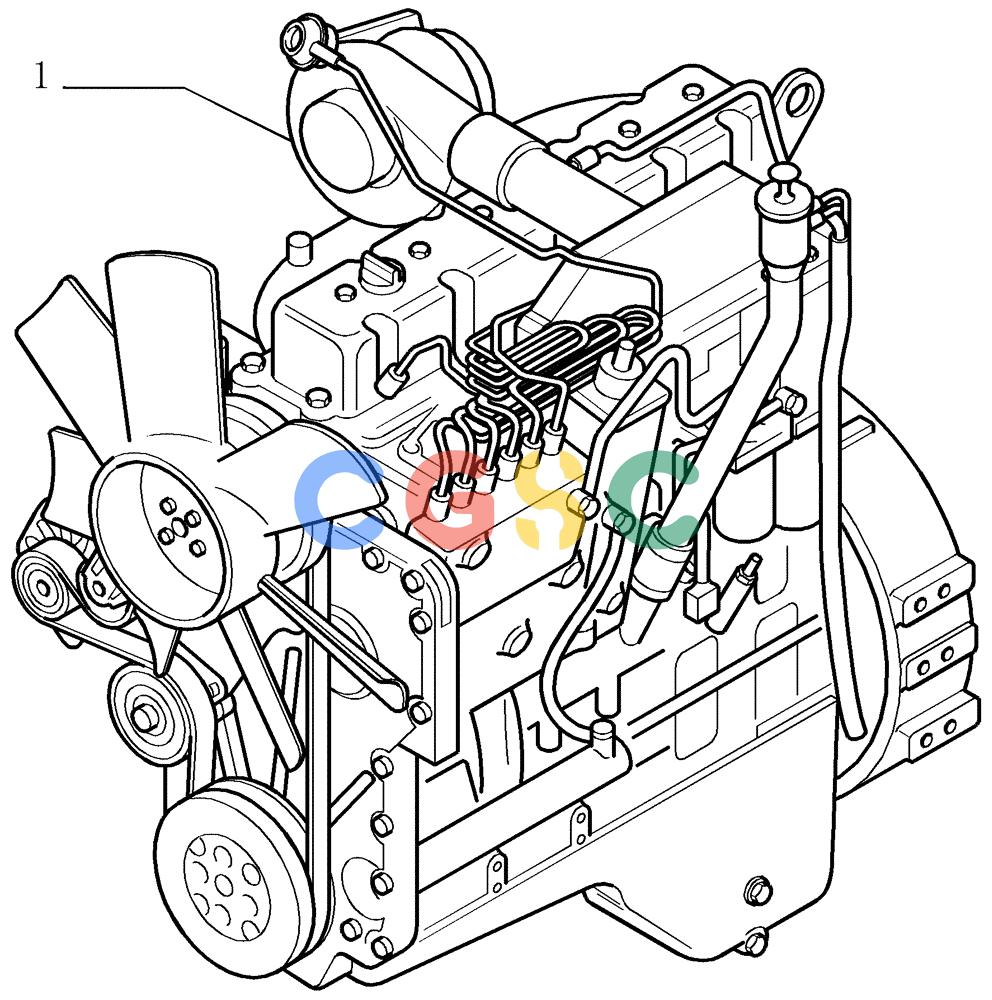 纽荷兰零件查询(DC180PS) - CRAWLER DOZER (11/00-) (0.021[01]) - ENGINE (Jun 1 2000 3:02PM) New Holland Constructuion