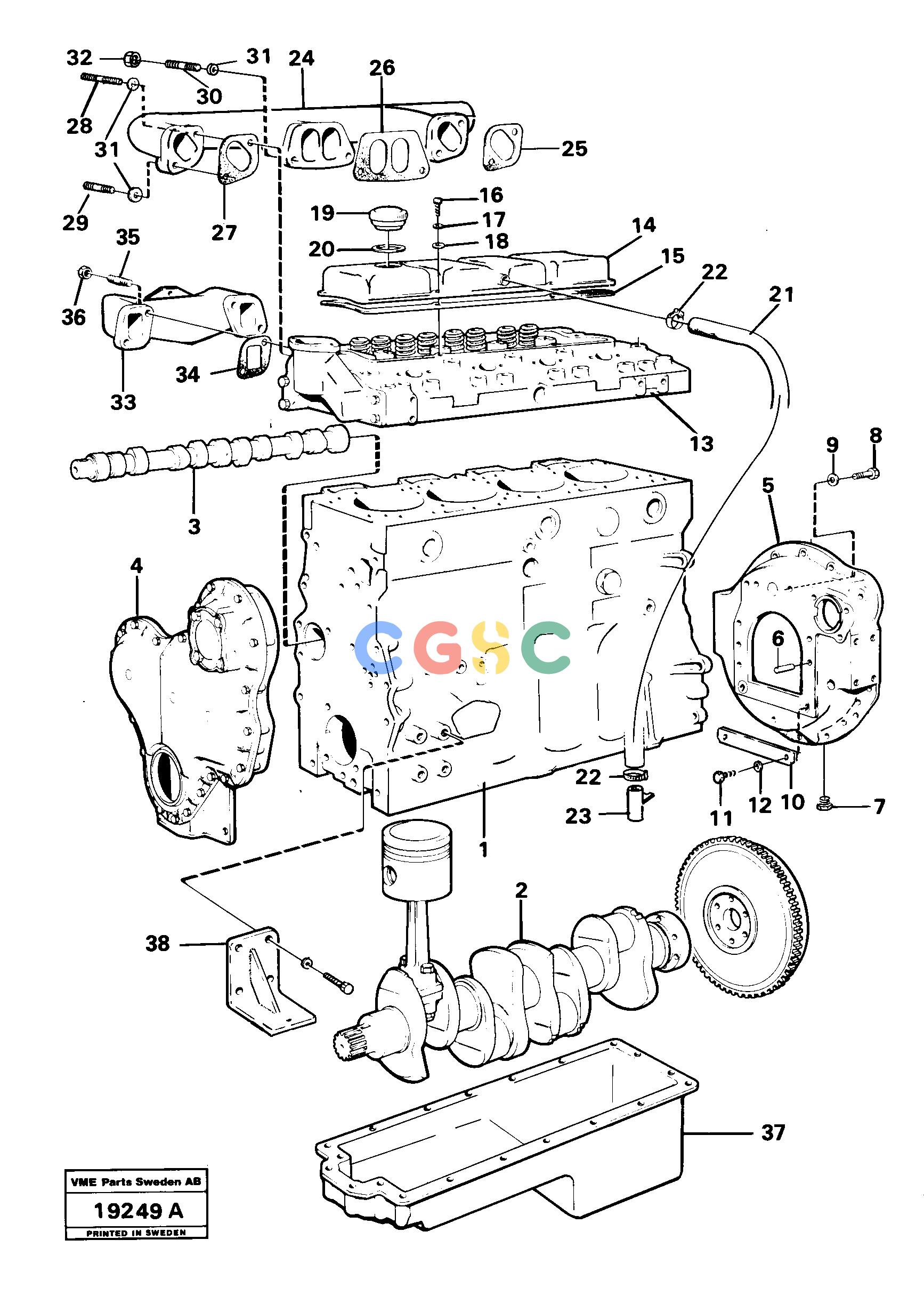 沃尔沃零件查询L30 Engine with fitting partsL3011001232-11086018VOE11001232NoneAutodata Volvo online