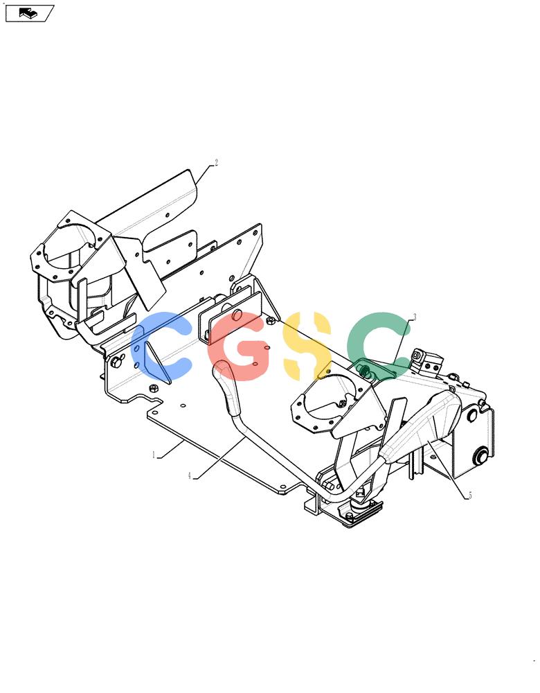 纽荷兰零件查询(E215B) - CRAWLER EXCAVATOR - TIER 3 (ROPS CAB) ASN NBDA21800 (6/13-) (01-049[00]) - CONTROL BOX ASSY New Holland Constructuion