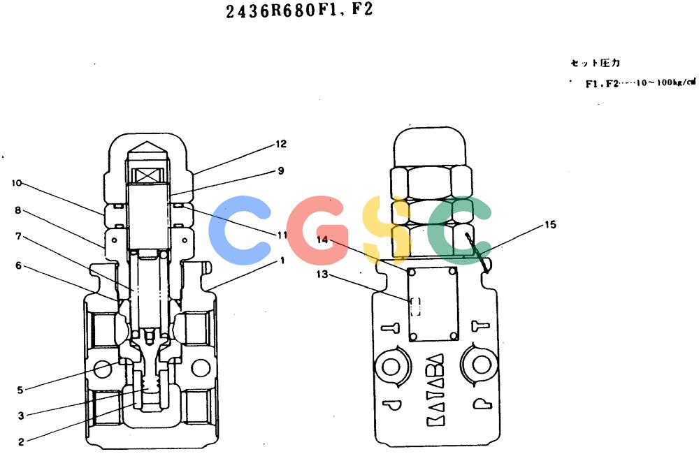 神钢零件查询(MD140BLC) - EXCAVATOR BTW YPU0001 - YPU0300 (1/80-12/06) (11-001) - VALVE ASSY, RELIEF Kobelco