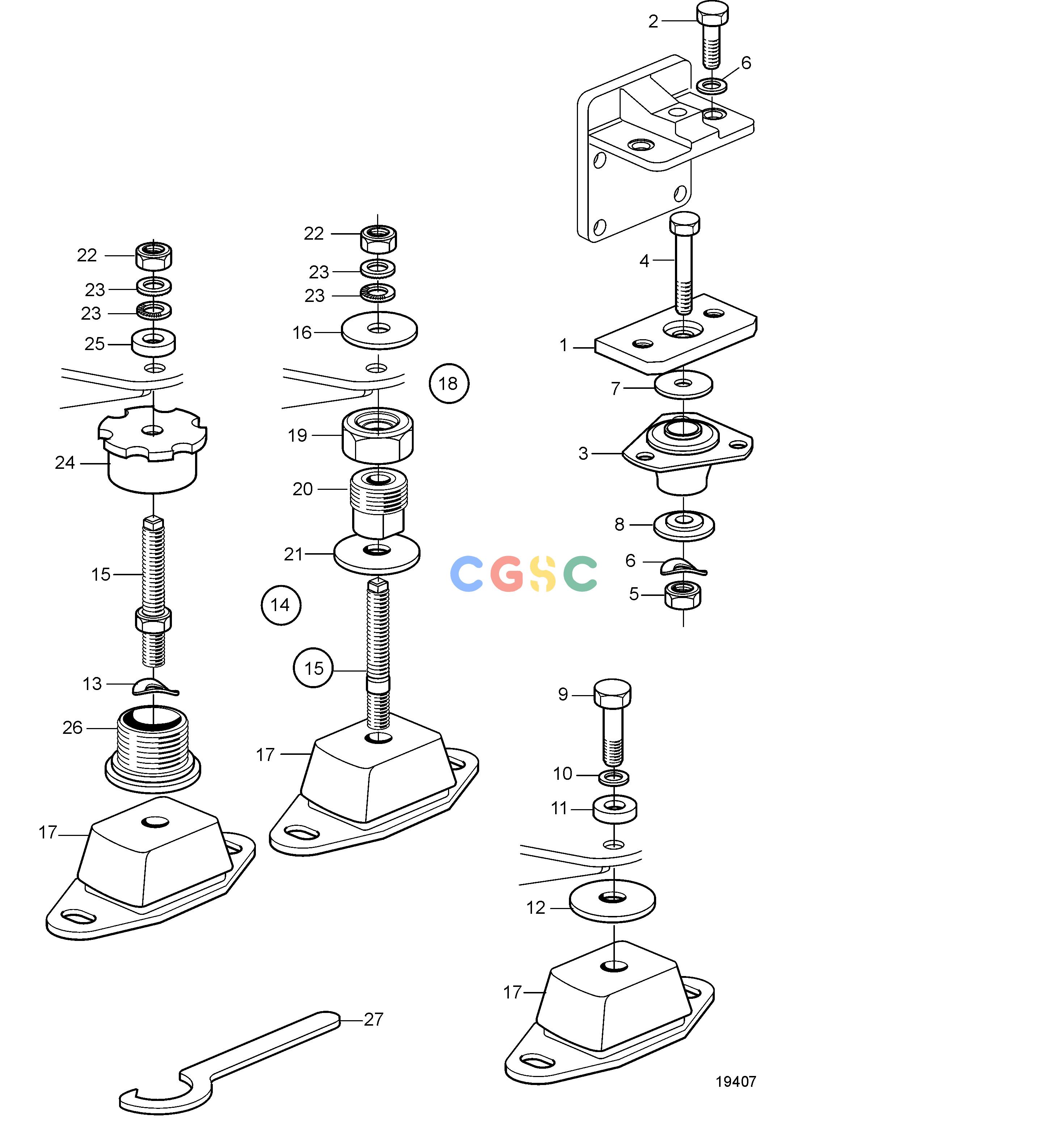 沃尔沃零件查询TMD121C; TAMD121C; TAMD121D; TAMD122C; TAMD122DEngineFlexible Engine SuspensionEPC Volvo Penta Parts catalog