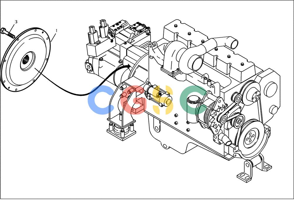 纽荷兰零件查询(EC350) - CRAWLER EXCAVATOR (2/00-) (17.100[001]) - COUPLING/CLUTCH INSTALL.MATERIAL (S/N 735003-UP) New Holland Constructuion