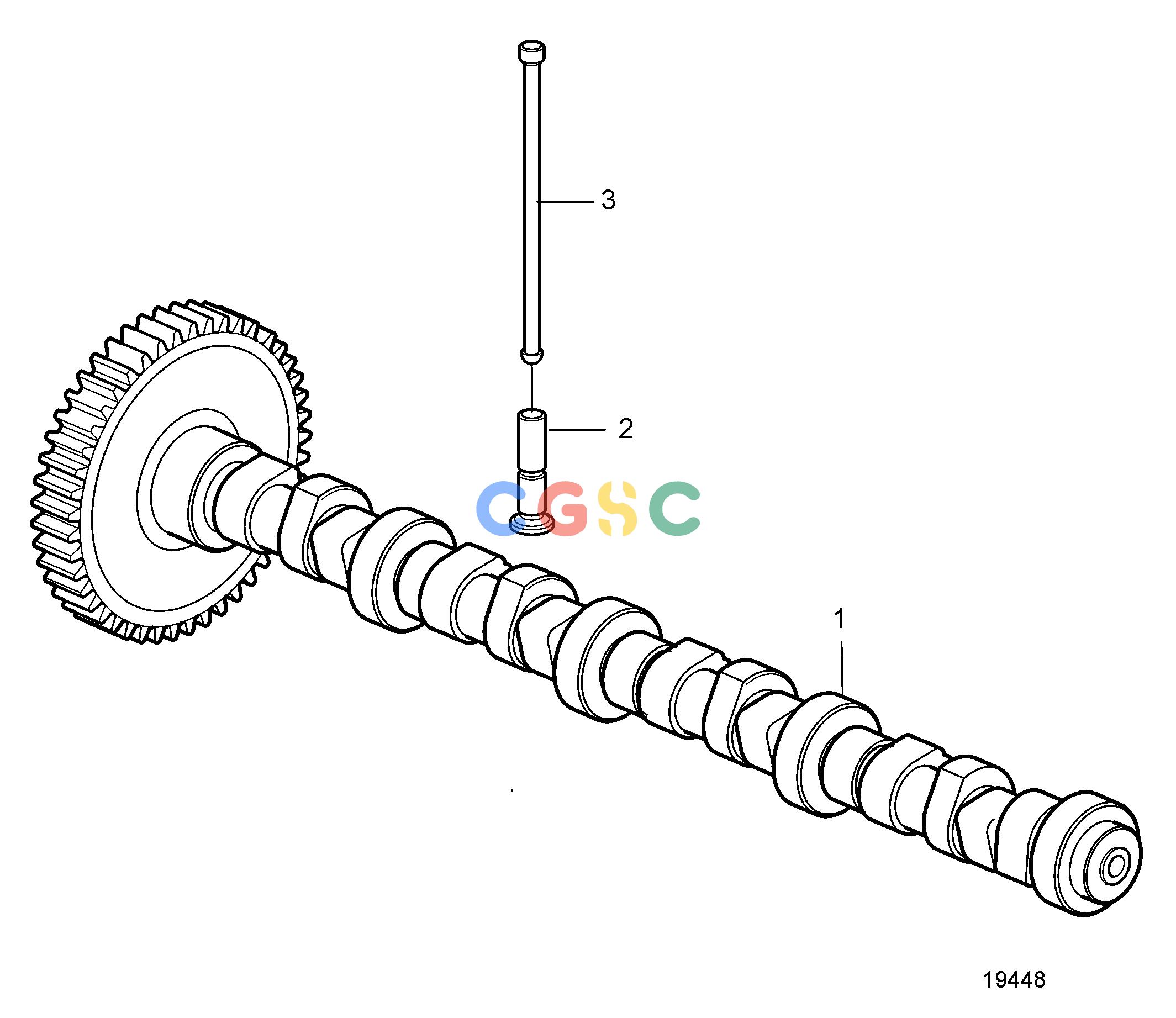沃尔沃零件查询D5A-T; D5A-TA; D5A-B TA; D7A-T; D7A-TA; D7A-B TAEngineCamshaft. Stage 1, Tier 1EPC Volvo Penta Parts catalog