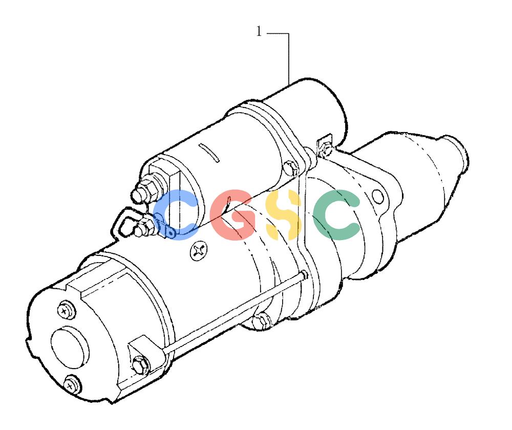 纽荷兰零件查询(FD80) - CRAWLER DOZER (1/98-) (0.360[01]) - STARTER MOTOR New Holland Constructuion