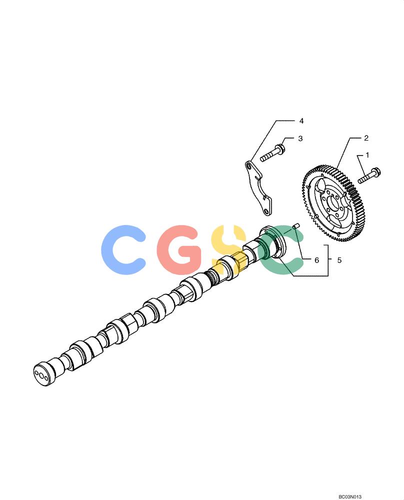 纽荷兰零件查询(D150B) - CRAWLER DOZER TIER 3 (HYDRO) (10/07-) (02-30) - CAMSHAFT New Holland Constructuion