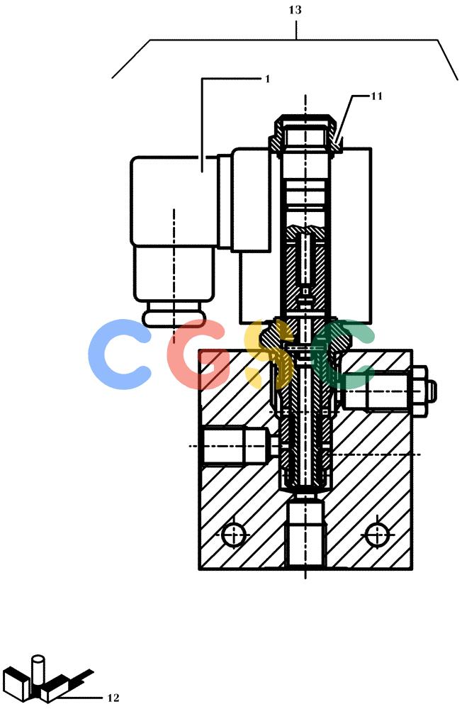 纽荷兰零件查询(DC100) - CRAWLER DOZER (N.A. VERSION) (4/00-) (2.332[03]) - POWER VALVES DC70 - DC80 - DC100 New Holland Constructuion