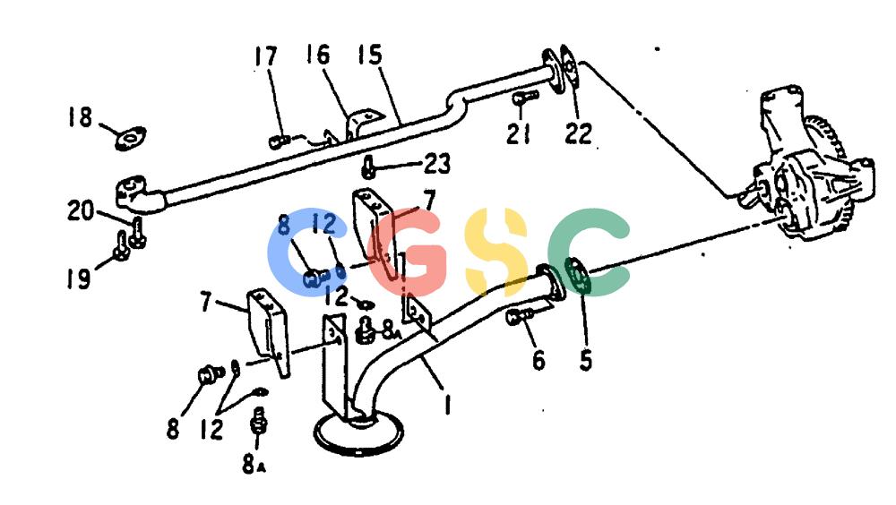 神钢零件查询(MD240C) - EXCAVATOR BTW LLU0301 - LLU0600 (1/80-12/06) (17-029) - OIL STRAINER - 030-240B Kobelco