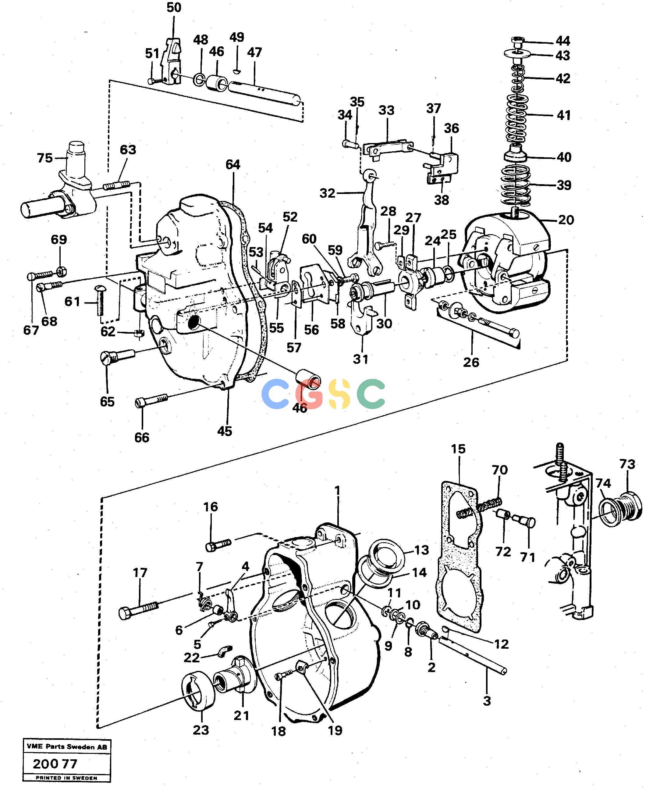 沃尔沃零件查询L70 Centrifugal governor Std(16320), 91259 (16323)L70 S/N -7400/ -60500 USA6212669-6213582NoneNoneSTD, 91259Autodata Volvo online