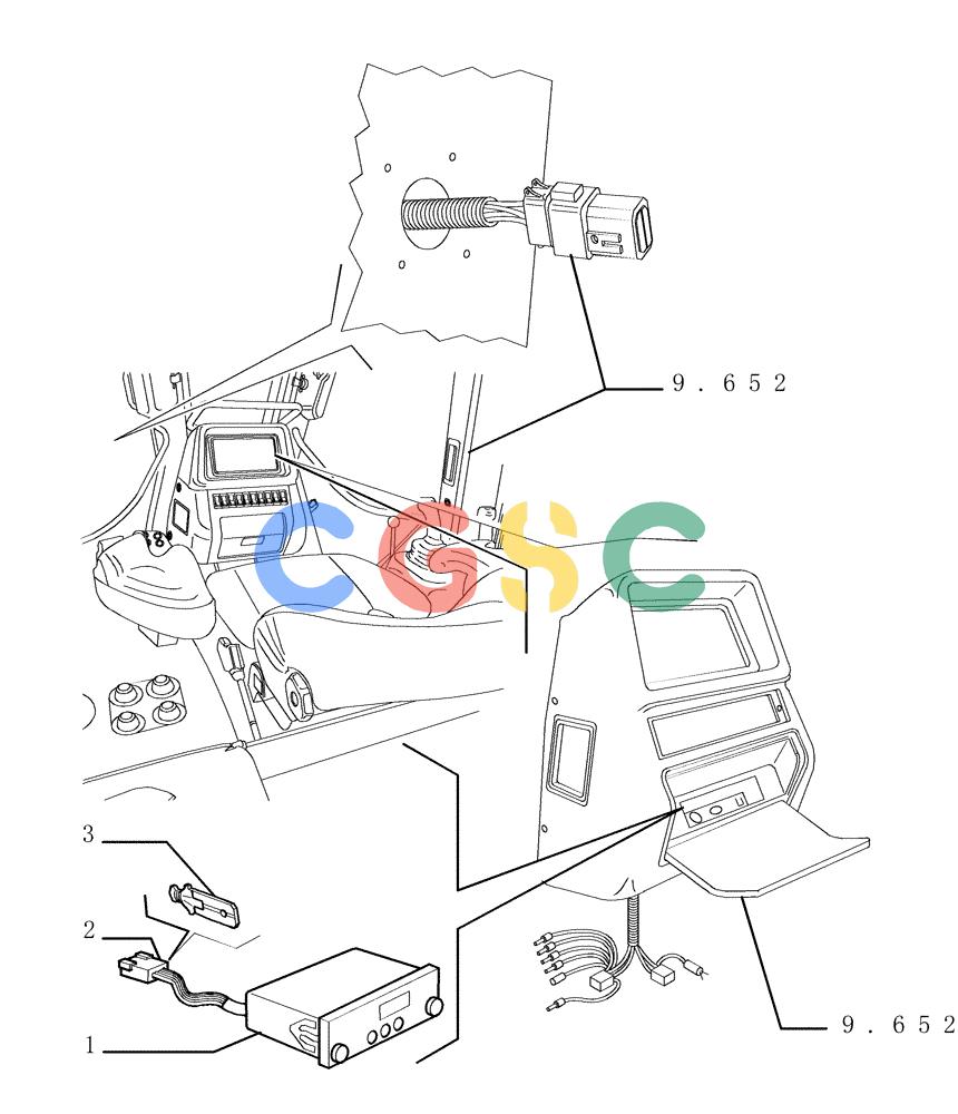 纽荷兰零件查询(DC180PS) - CRAWLER DOZER (11/00-) (9.720[01]) - RADIO - OPTIONAL CODE 76072162 New Holland Constructuion