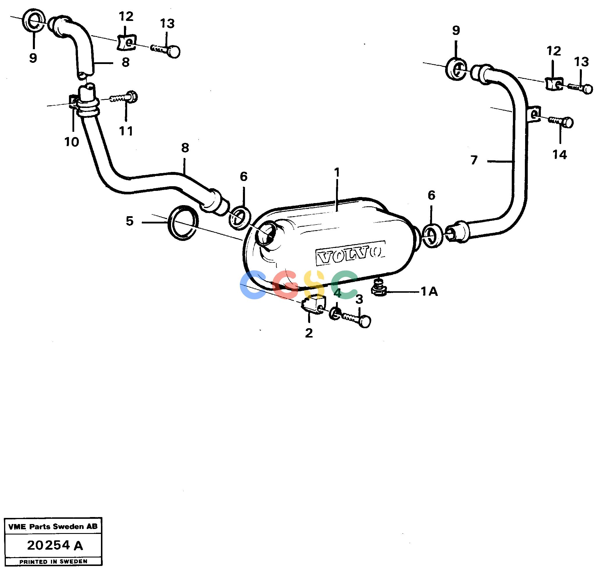 沃尔沃零件查询L120 Oil coolerVolvo BM L120 NoneNoneNoneAutodata Volvo online