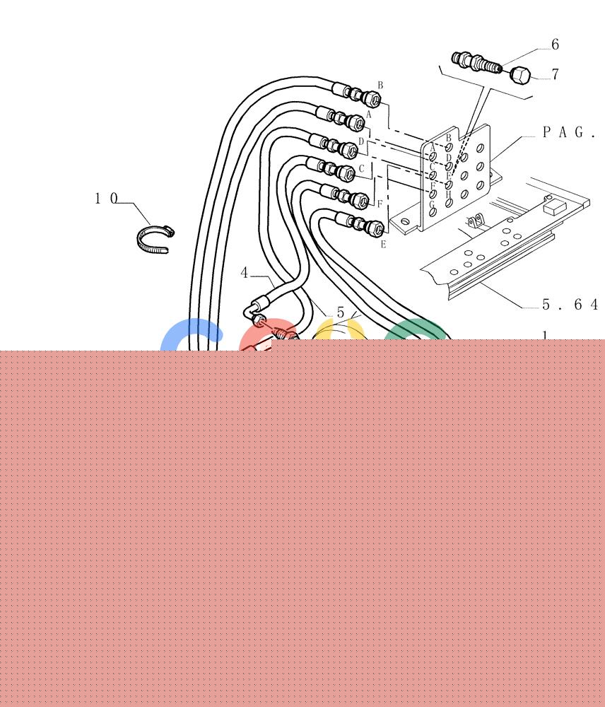 纽荷兰零件查询(DC150PS) - CRAWLER DOZER (6.756[01]) - HYDRAULIC DIAGNOSTIC SYSTEM New Holland Constructuion