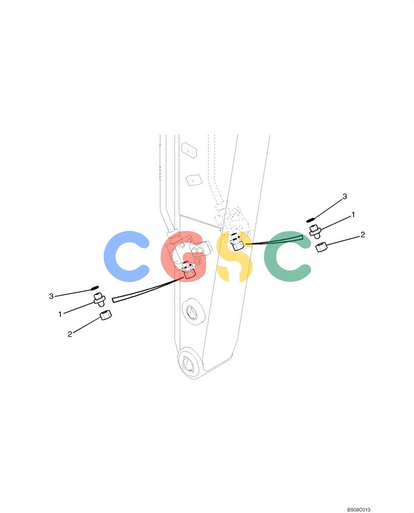 纽荷兰零件查询(E70BSR) - COMPACT CRAWLER EXCAVATOR BTW YT05-15001 - 18000 (NA) (4/08-) (06-07-00[00]) - CONNECTOR ASSEMBLY (NIBBLER & BREAKER) (YT43H01143F1) New Holland Constructuion