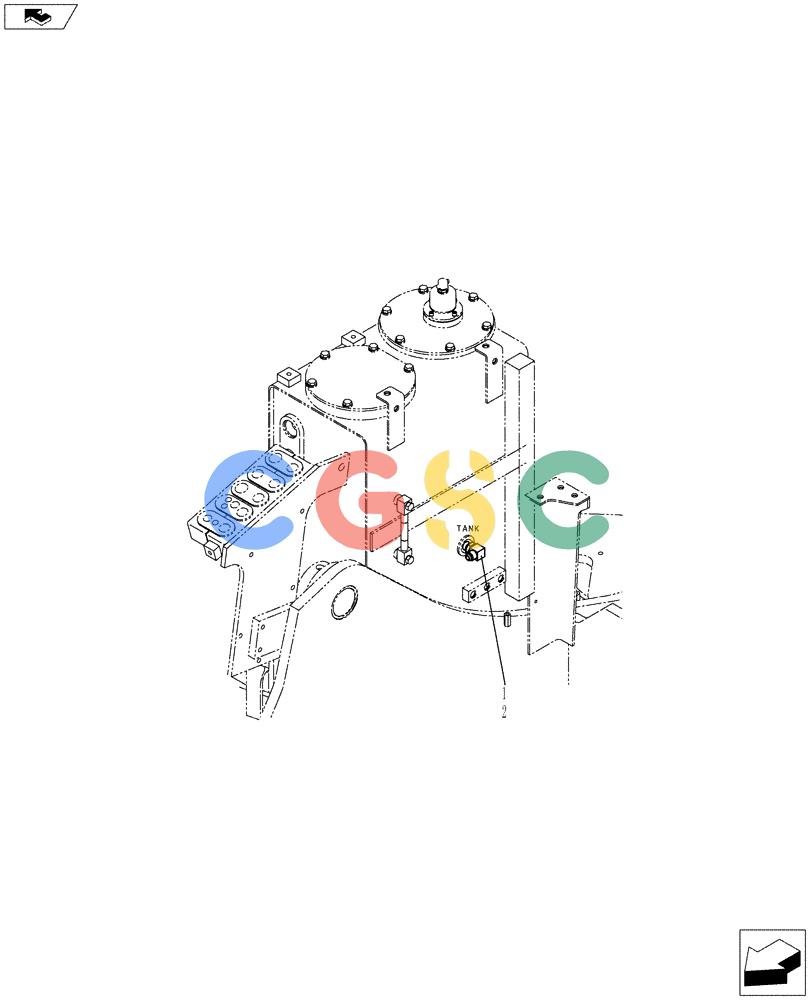 神钢零件查询(ED150-2) - BLADE RUNNER EXCAVATOR/DOZER ASN LH01-01001 (1/09-12/12) (01-025[03]) - HYDRAULIC LINES, RETURN Kobelco