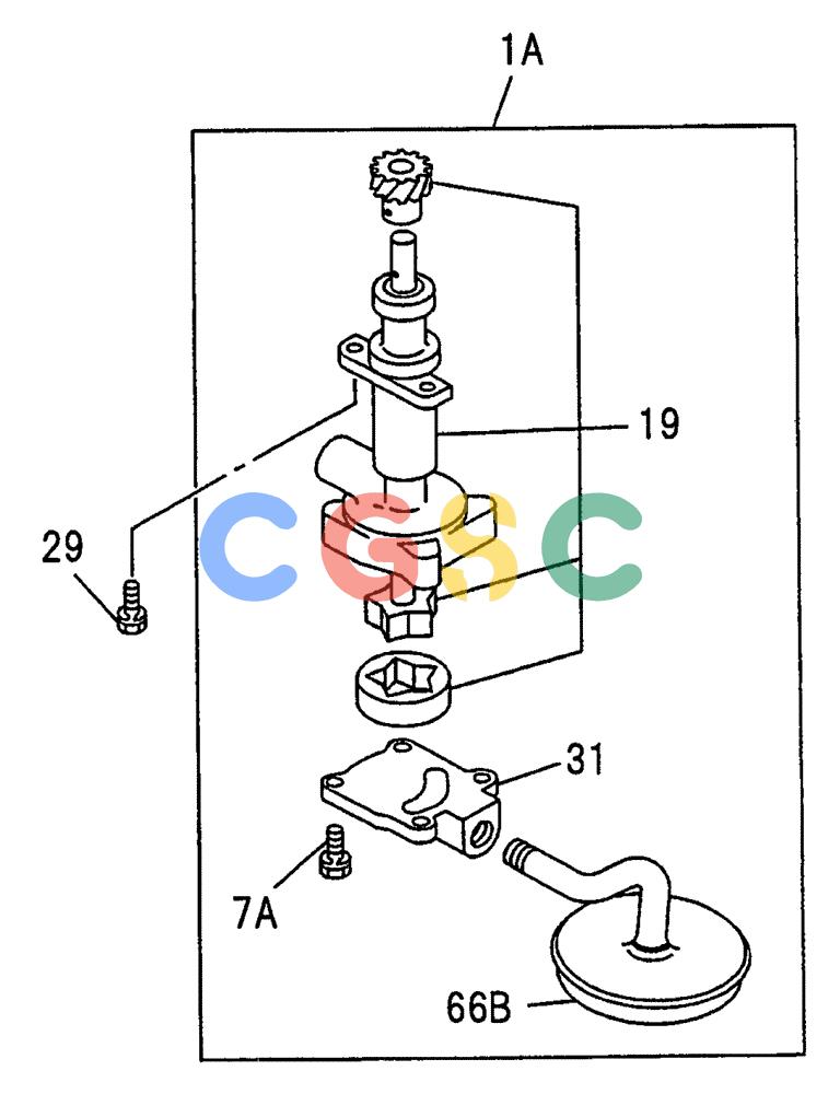 纽荷兰零件查询(E70SR) - MIDI CRAWLER EXCAVATOR ASN YT04-07175 (08-021) - OIL PUMP AND OIL STRAINER New Holland Constructuion