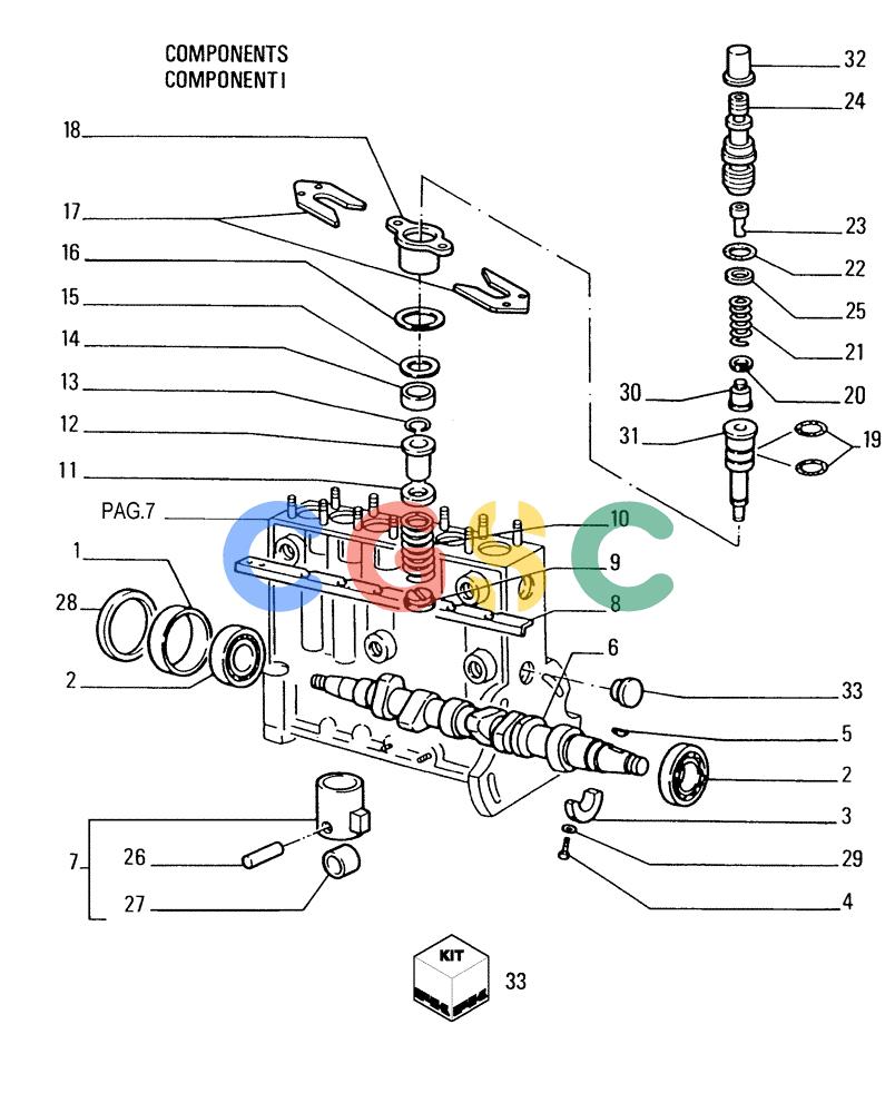 纽荷兰零件查询(FL175) - CRAWLER LOADER (N.A. VERSION) (6/92-) (0.140[08]) - INJECTION EQUIPMENT - INJECTION PUMP New Holland Constructuion