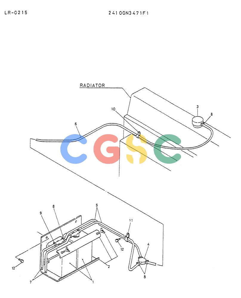 神钢零件查询(K914) - EXCAVATOR ASN LR-0143 (1/79-12/03) (07-010) - TANK ASSY, WATER Kobelco