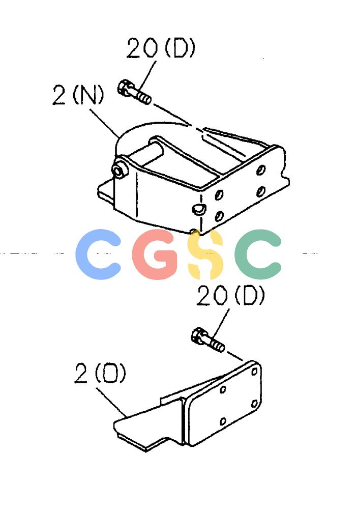 纽荷兰零件查询(E70) - MIDI CRAWLER EXCAVATOR (NA) (1/06-) (187) - ENGINE MOUNTING New Holland Constructuion