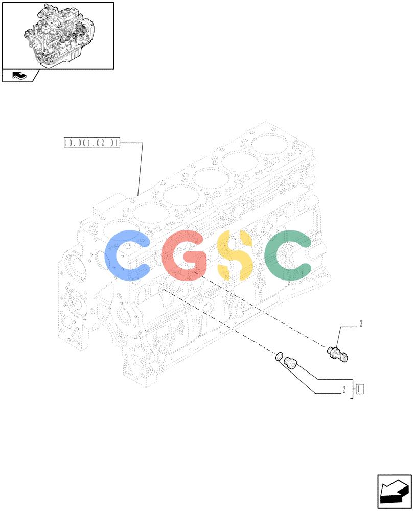 神钢零件查询(F4GE9684R J603) - ENGINE - 504369116 - 84190728 (1/08-12/12) (55.414.03) - MOTOR SENSORS (2854946) Kobelco