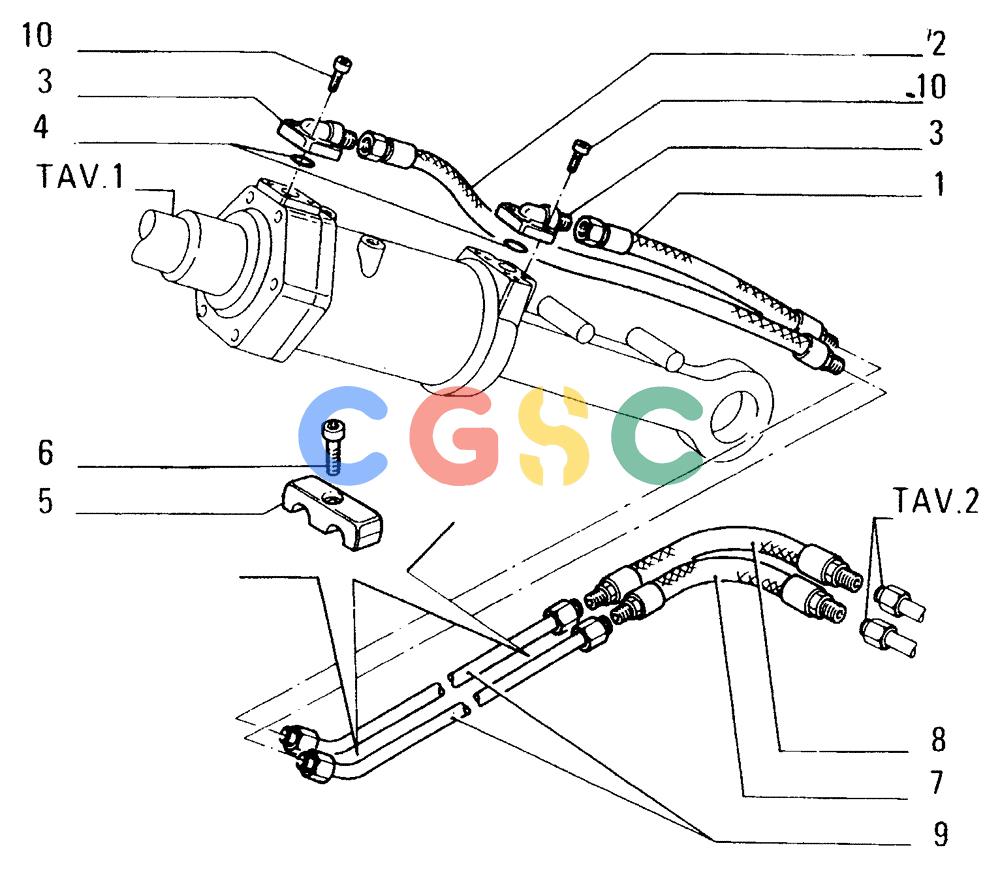 纽荷兰零件查询(FD14E) - CRAWLER DOZER (93.4700[003]) - TILT CYLINDER-FRONT IMPLEMENT New Holland Constructuion