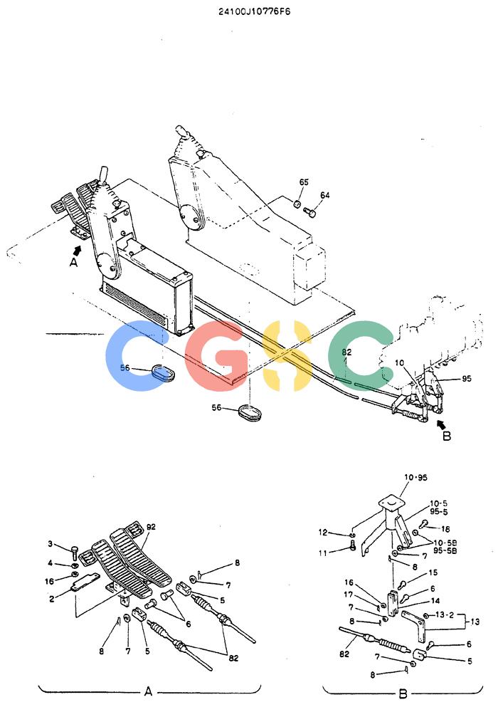 神钢零件查询(MD320BLC) - EXCAVATOR BTW YC0301 - YC0747 (1/80-12/06) (03-001[01]) - CONTROL ASSY Kobelco