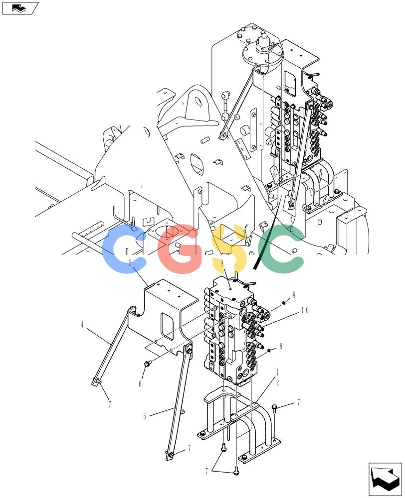 纽荷兰零件查询(E70BSR) - COMPACT CRAWLER EXCAVATOR ASN YT06-18001 (01-017[01]) - VALVE INSTALLATION New Holland Constructuion
