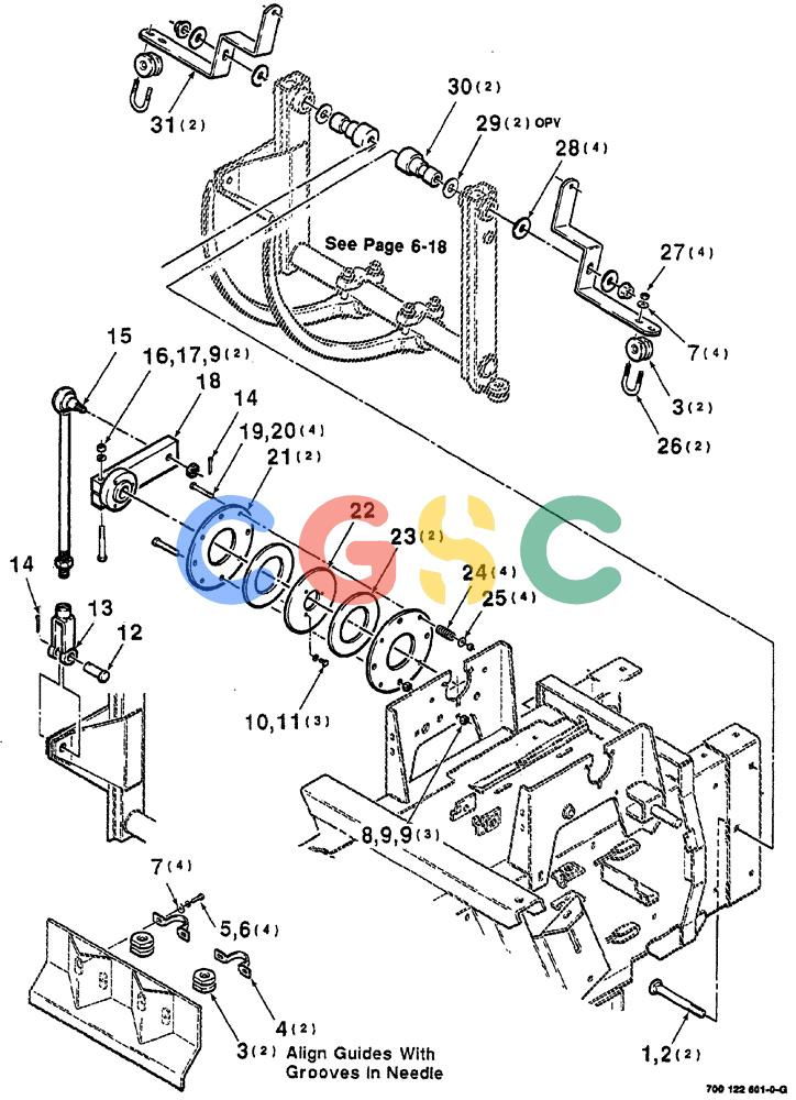 凯斯零件查询(8555) - CASE IH RECTANGULAR BALER (1/90-12/99) (06-16) - SHUTTLE AND DRIVE ASSEMBLY Case Agriculture